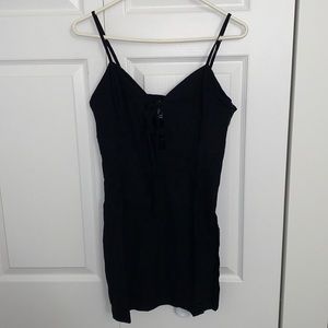 Black mini dress